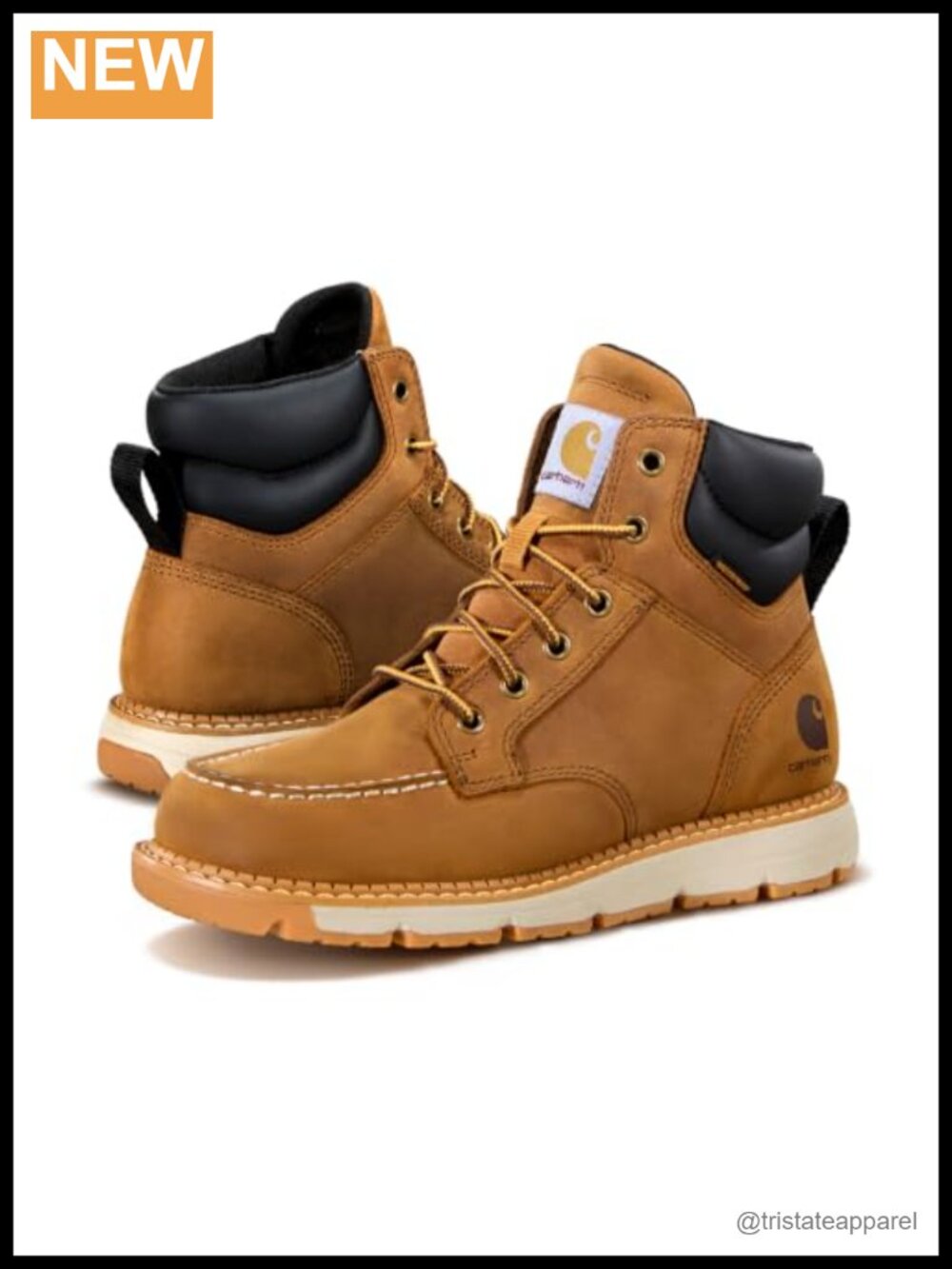 Carhartt Women's Millbrook 6" Soft Toe Waterproof Leather Boot Lace-Up Work Boot